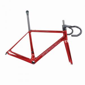 electroplating red color all inner cable disc frame 